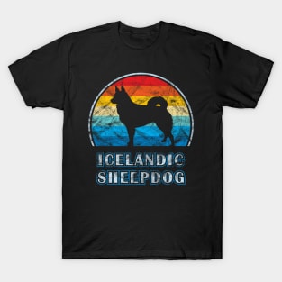 Icelandic Sheepdog Vintage Design Dog T-Shirt